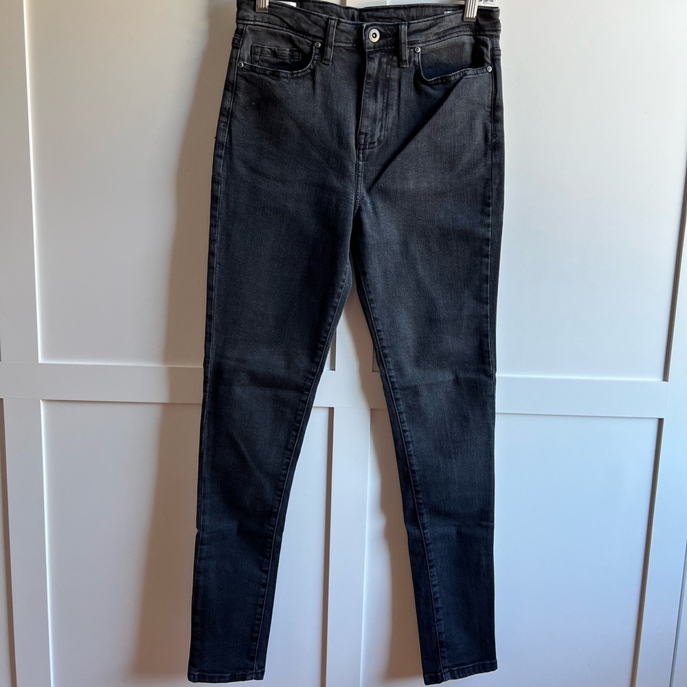 *SOLD* Outland Denim Harriet Skinny Jeans, WASHED BLACK, Size 27